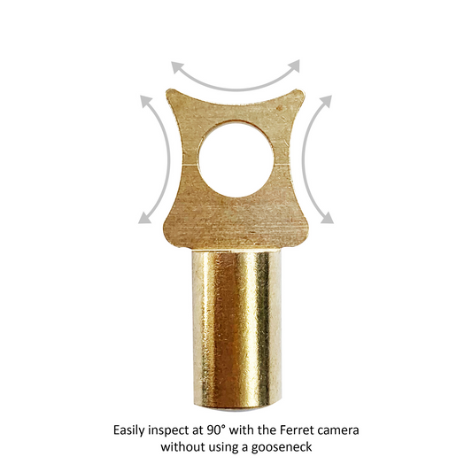 Right Angle Adaptor - (spare part included with all Ferret Pro and Plus camera kits)