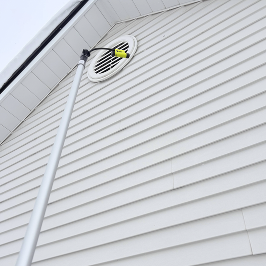 30ft - 5 section Extendable Alloy Pole with an adjustable Ferret camera mount