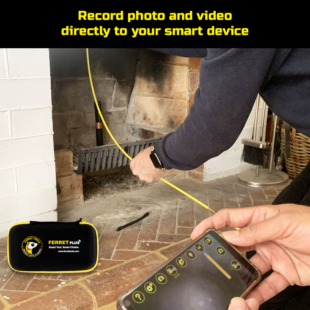 Ferret Chimney Sweep Inspection Bundle - Save $99 - Chimney mount on back order ETA mid Dec