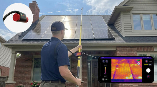 Solar Panel Inspection from Ground Level: Why a Thermal Camera on a Pole is the Smarter Choice for Many Inspectors
