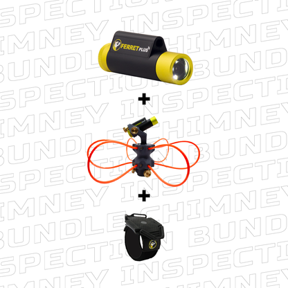 Ferret Chimney Sweep Inspection Bundle - Save $99 - Chimney mount on back order ETA mid Dec