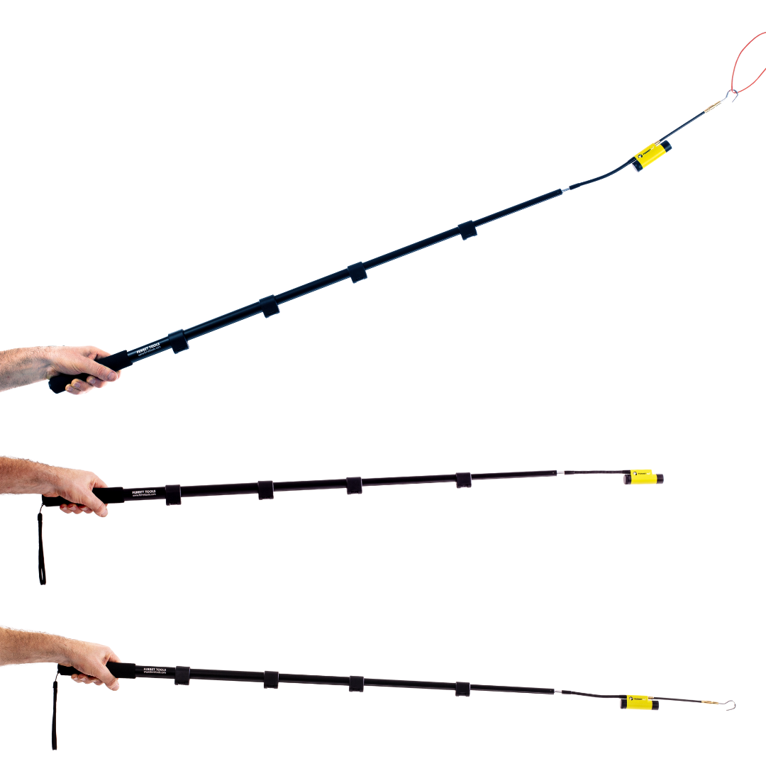 ¼” Home Pro Line, Wire Fishing Rod Kit - 4' (12' Total)