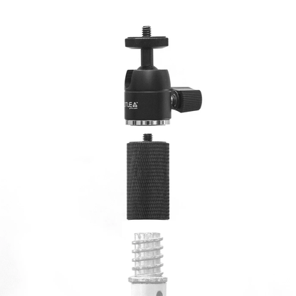 30ft - 5 section Extendable Alloy Pole with an adjustable Ferret camera mount